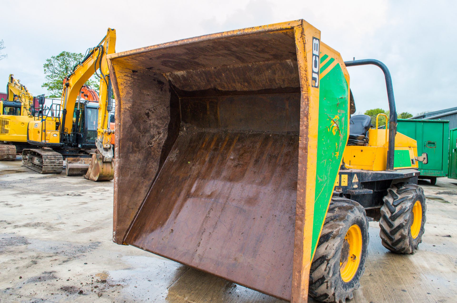 JCB 6T 6 tonne straight skip dumper Year: 2015 - Image 14 of 23