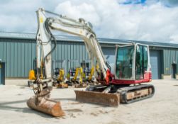 Takeuchi TB285 8 tonne rubber tracked midi excavator Year: 2012 S/N: 185000528 Recorded hours: 10512