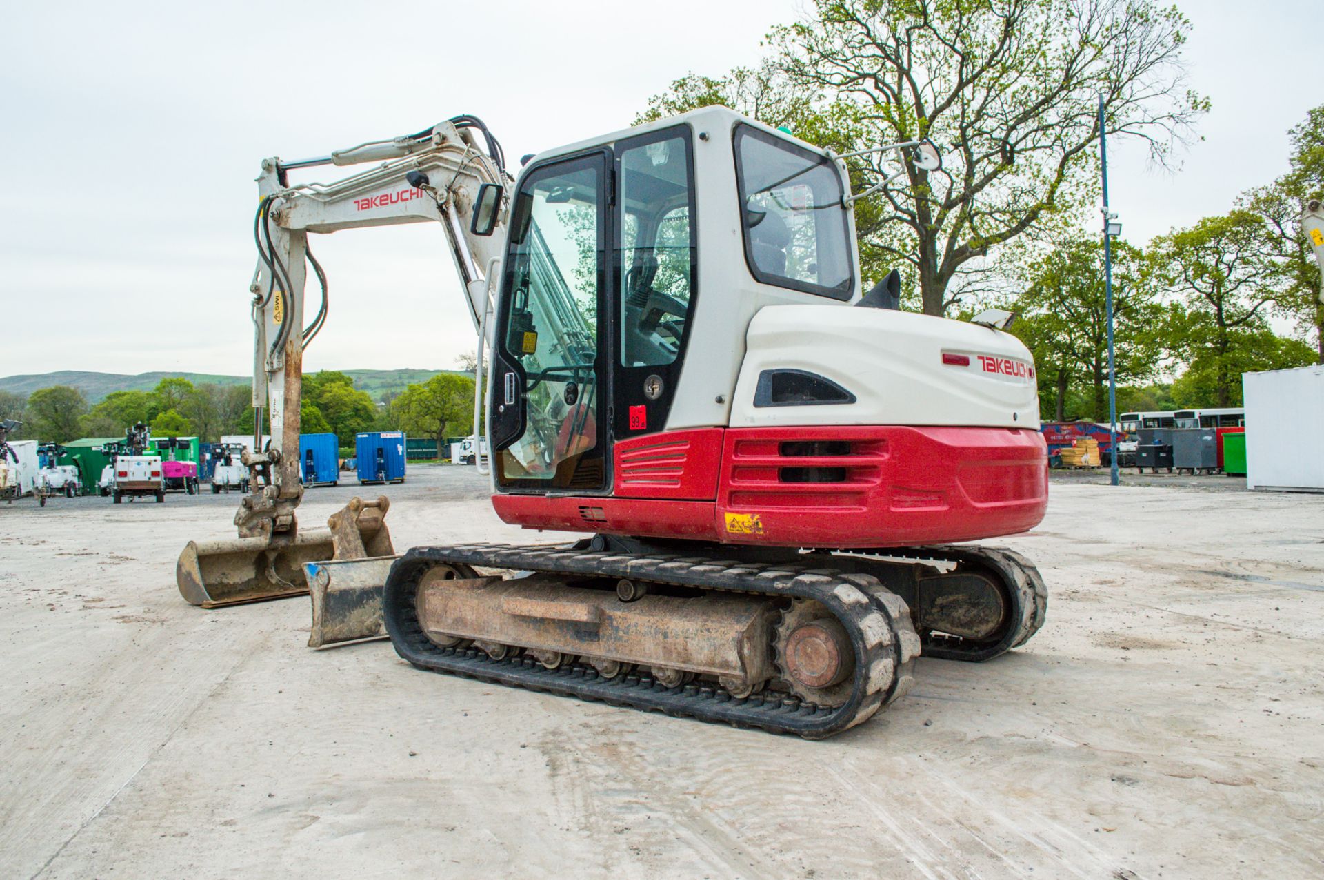 Takeuchi TB290 8.5 tonne rubber tracked excavator Year: 2016 S/N: 200438 Recorded Hours: 6945 Air - Image 4 of 23