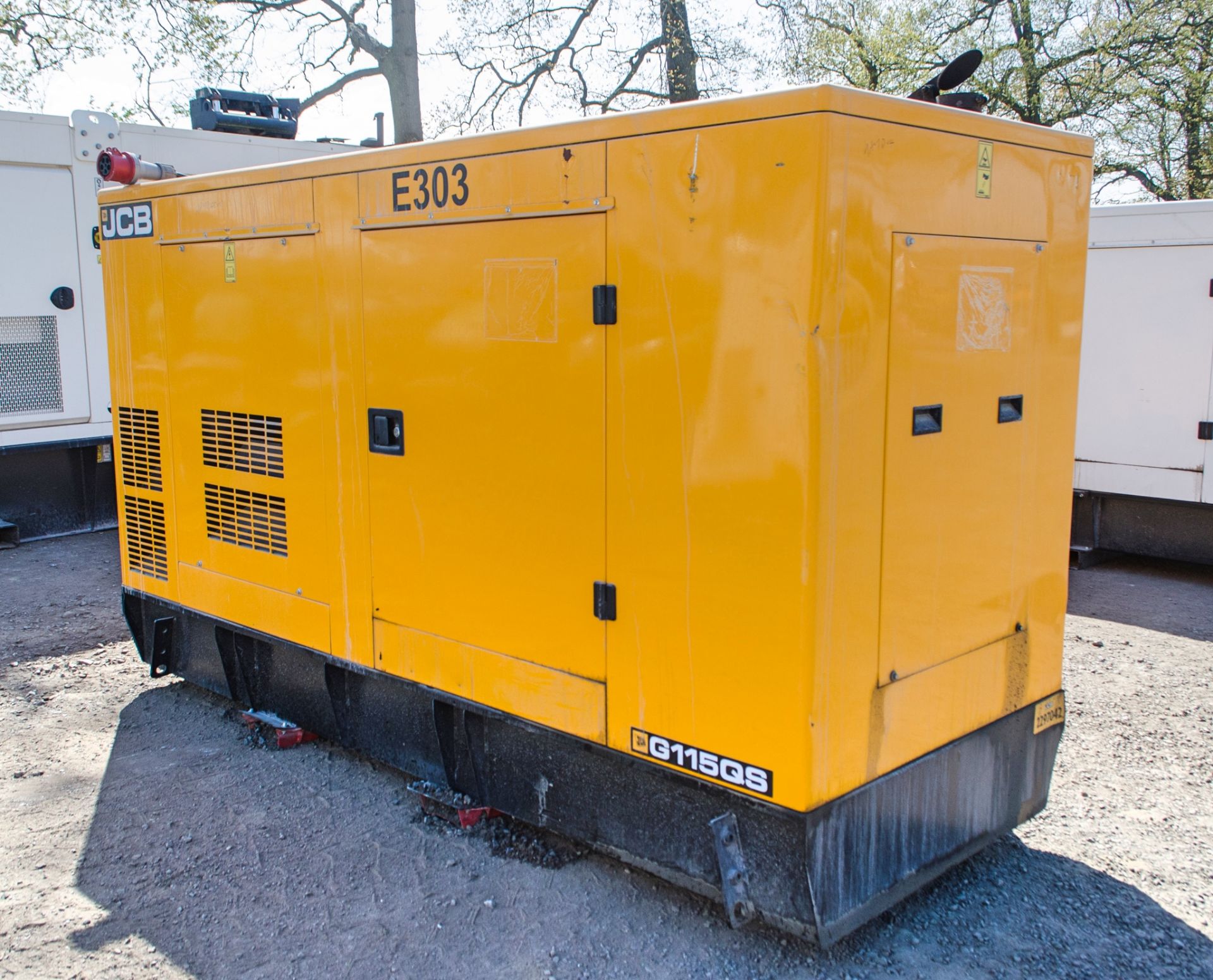 JCB G115QS 105 kva diesel driven generator Year: 2021 S/N: HARMA20ALM2297042 Recorded Hours: 910 - Image 4 of 9