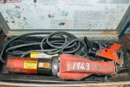 Ridgid 550-1 110v reciprocating saw c/w carry case 15070196