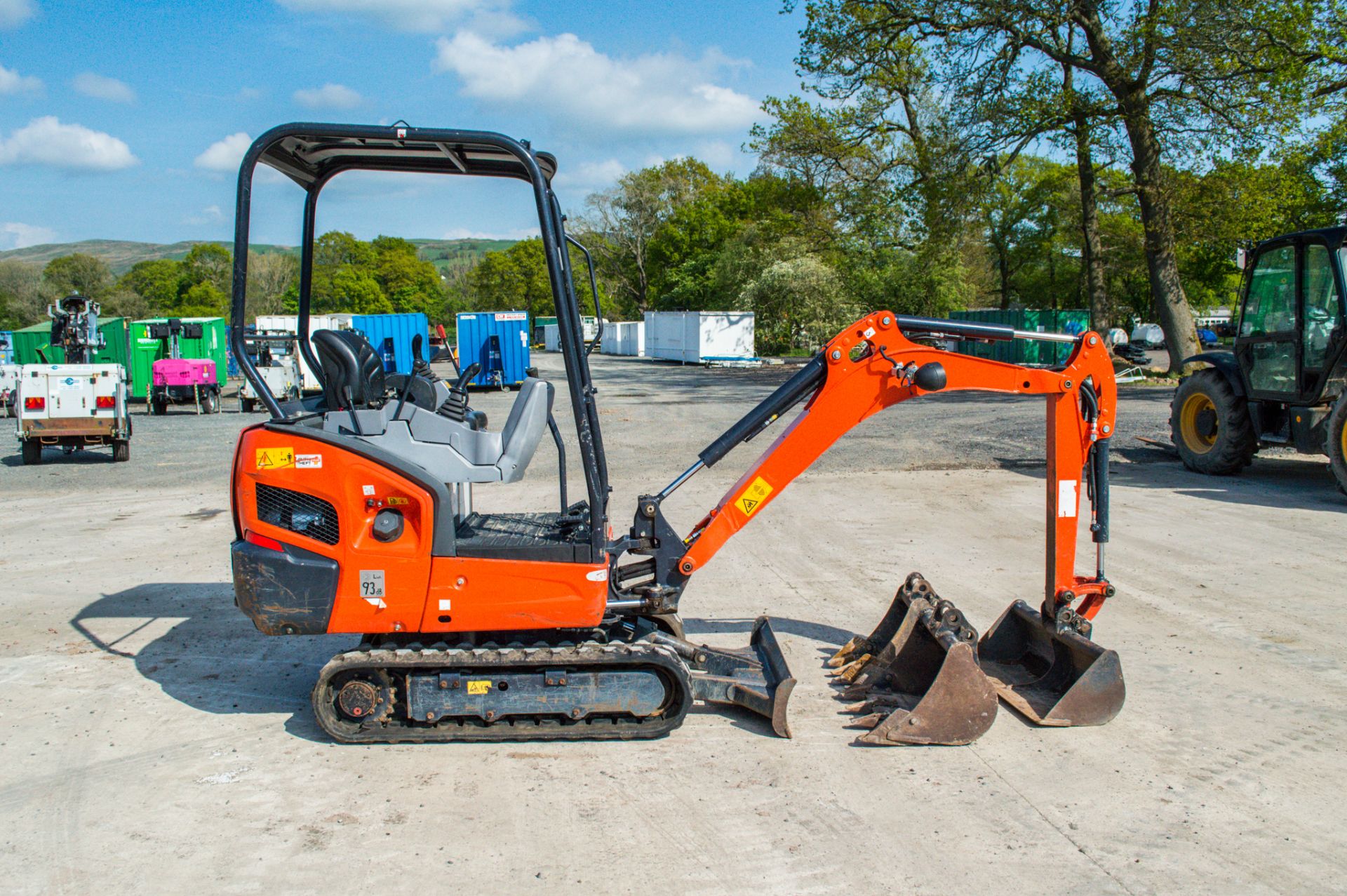 Kubota KX015-4 1.5 tonne rubber tracked mini excavator Year: 2018 S/N: 63212 Recorded Hours: 577 - Image 7 of 20