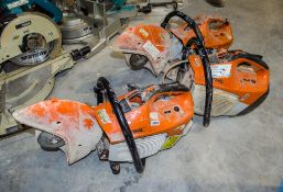 3 - Stihl TS410 petrol driven cut off saws for spares