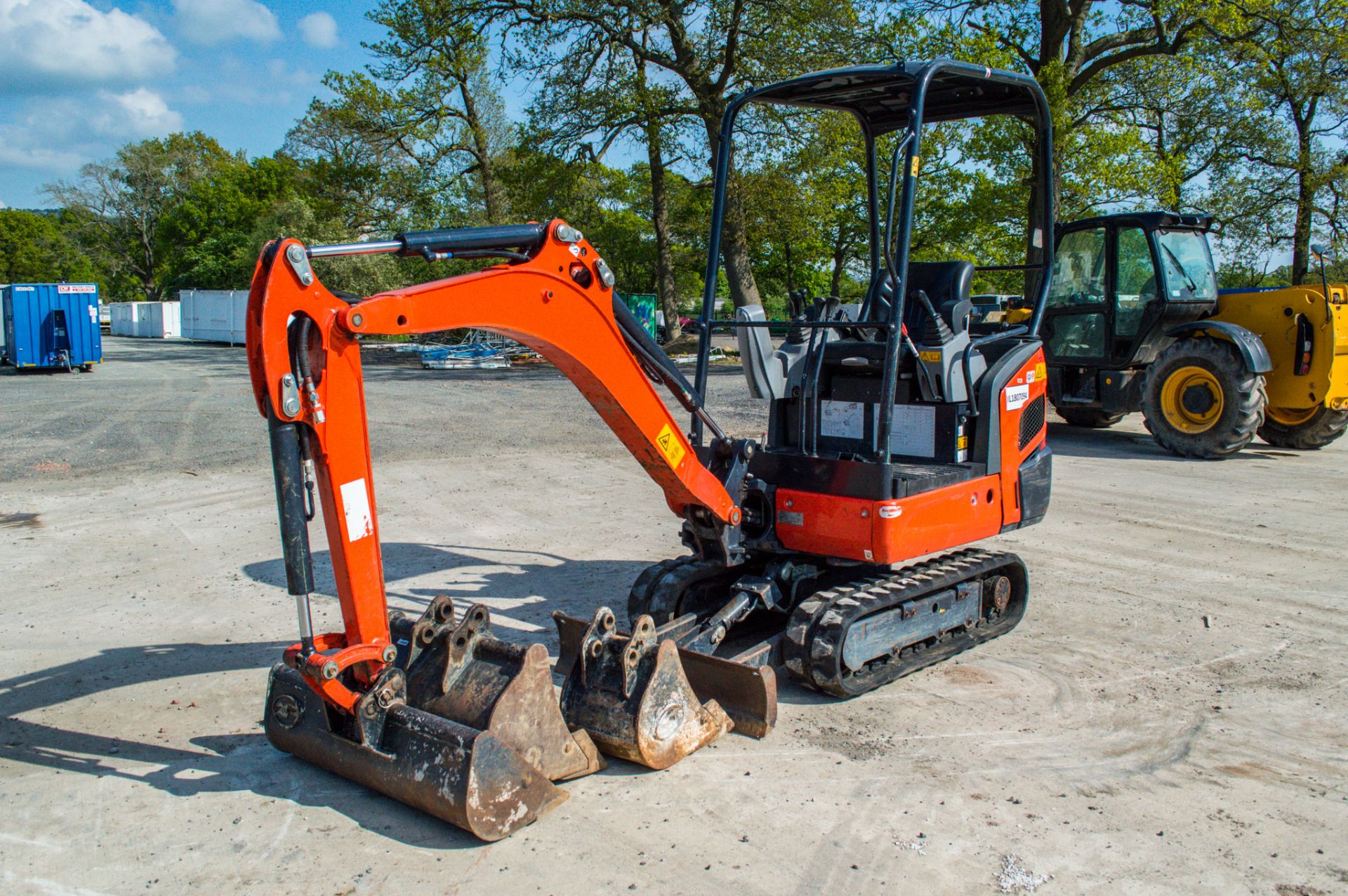 Kubota KX015-4 1.5 tonne rubber tracked mini excavator Year: 2018 S/N: 63212 Recorded Hours: 577