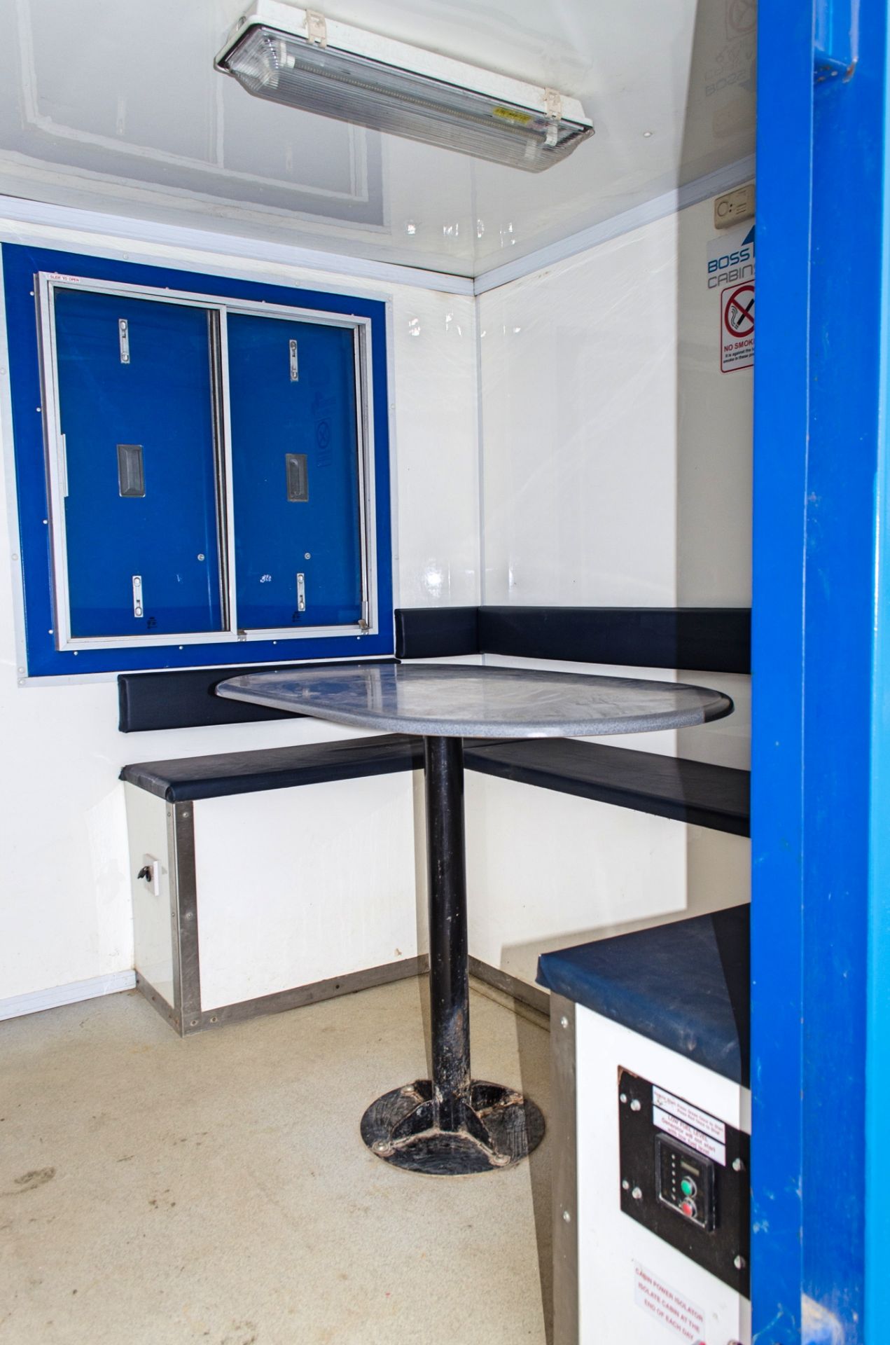 Boss Cabins 12 ft x 8 ft steel anti vandal mobile welfare unit Comprising of: Canteen, toilet & - Image 7 of 12