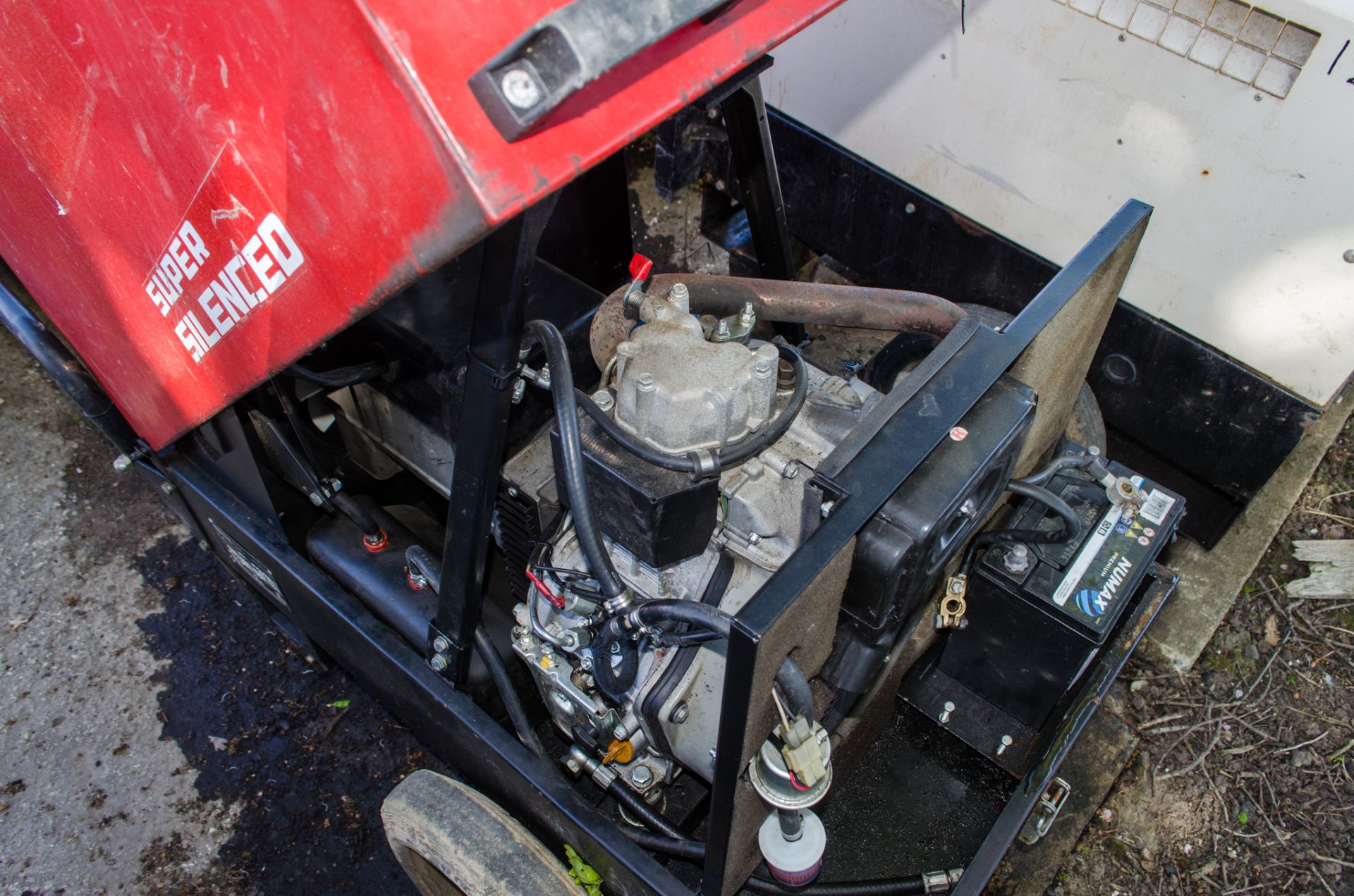 Mosa GE6000SX 6 kva diesel driven generator Year: 2014 Recorded hours: 2012 MOSA-0077 - Image 3 of 4