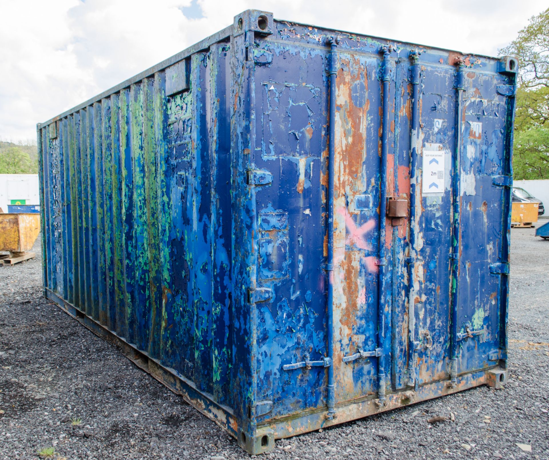 20 ft x 8 ft steel shipping container c/w contents - Image 2 of 5