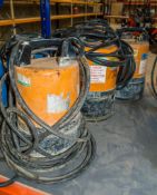 3 - 110v submersible water pumps ** 1 with power cord missing **