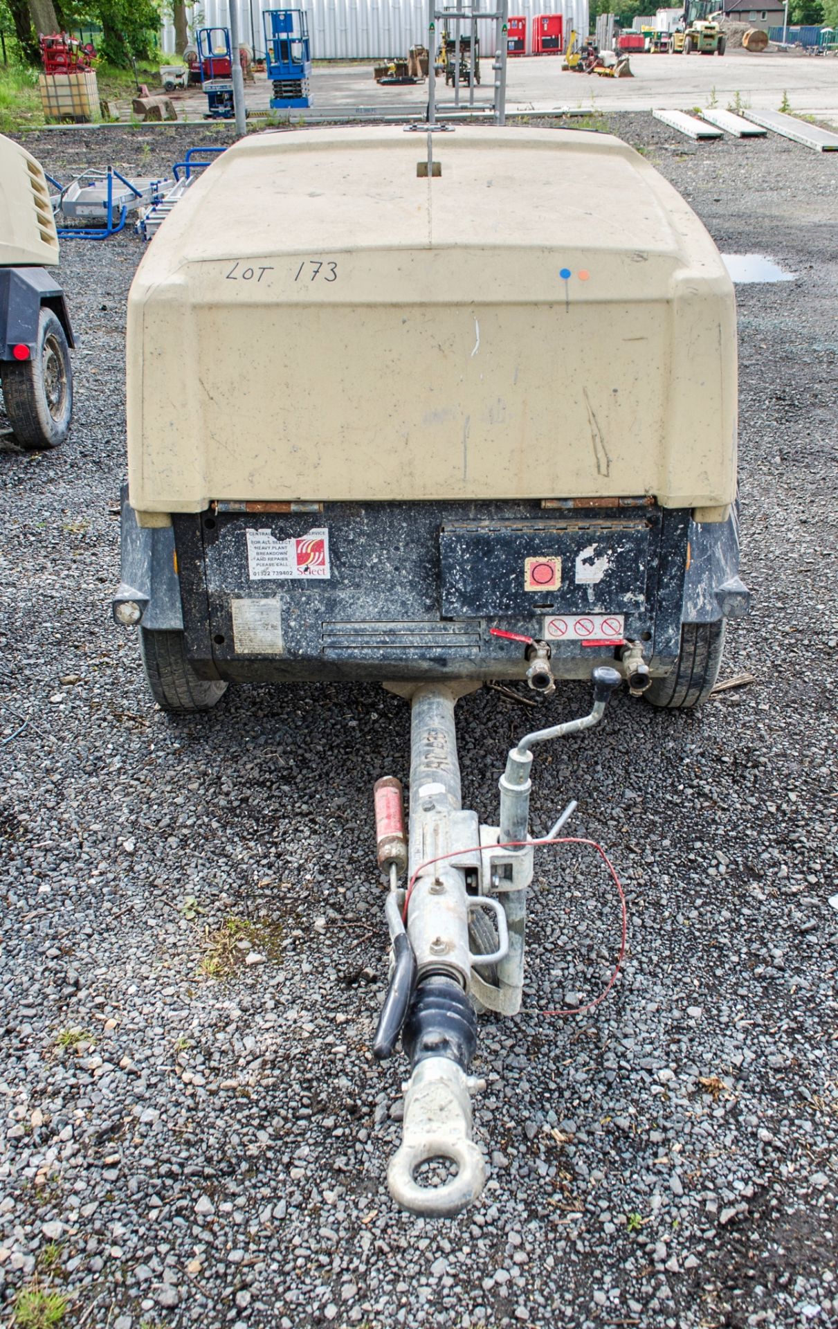Doosan 741+ diesel driven mobile air compressor Year: 2012 S/N: 431114 Recorded Hours: 1565 AC435 - Image 3 of 6
