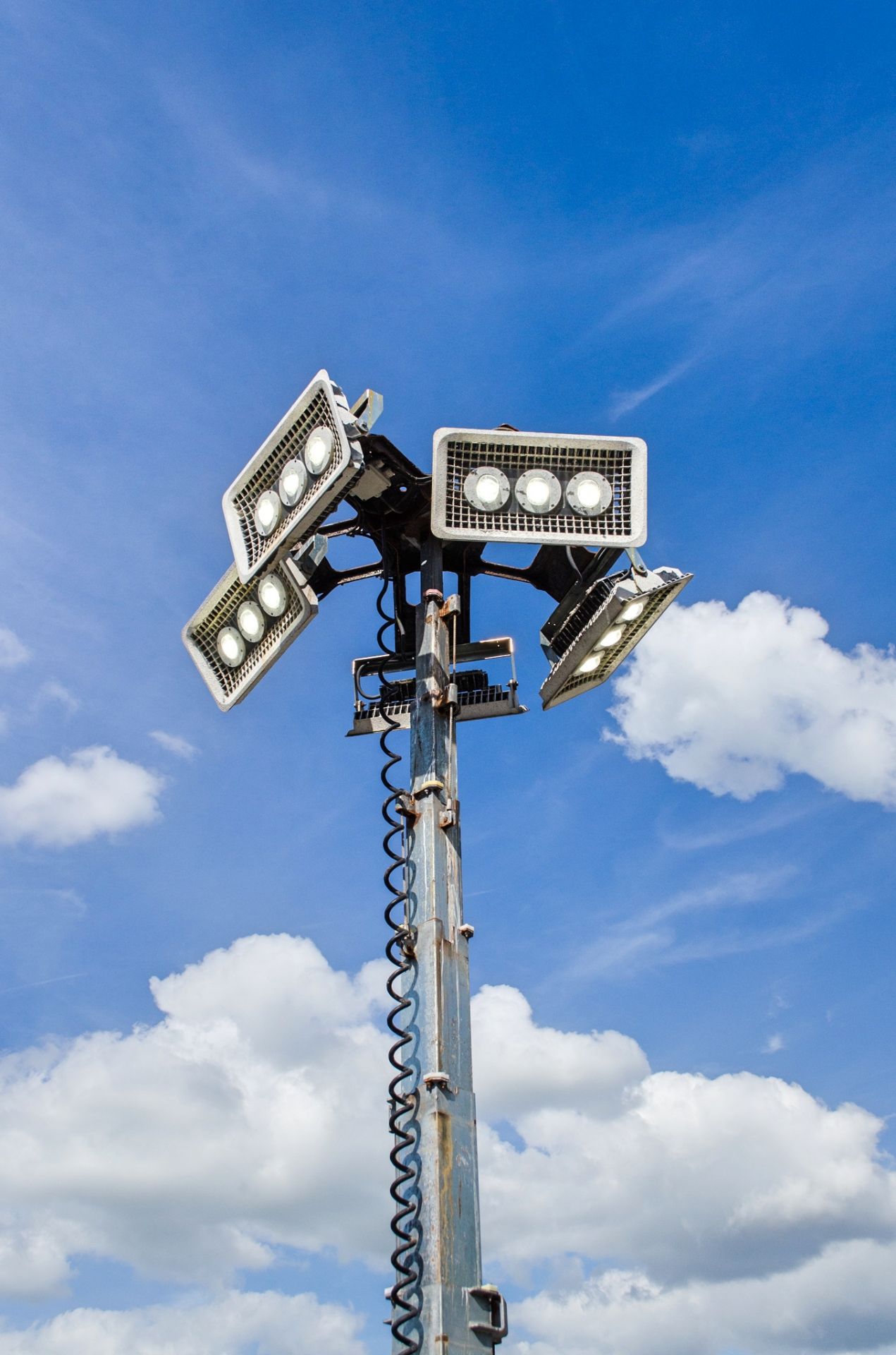 SMC TL90 diesel driven 5 head LED mobile lighting tower Year: 2015 S/N: T901511890 Recorded Hours: - Image 4 of 7