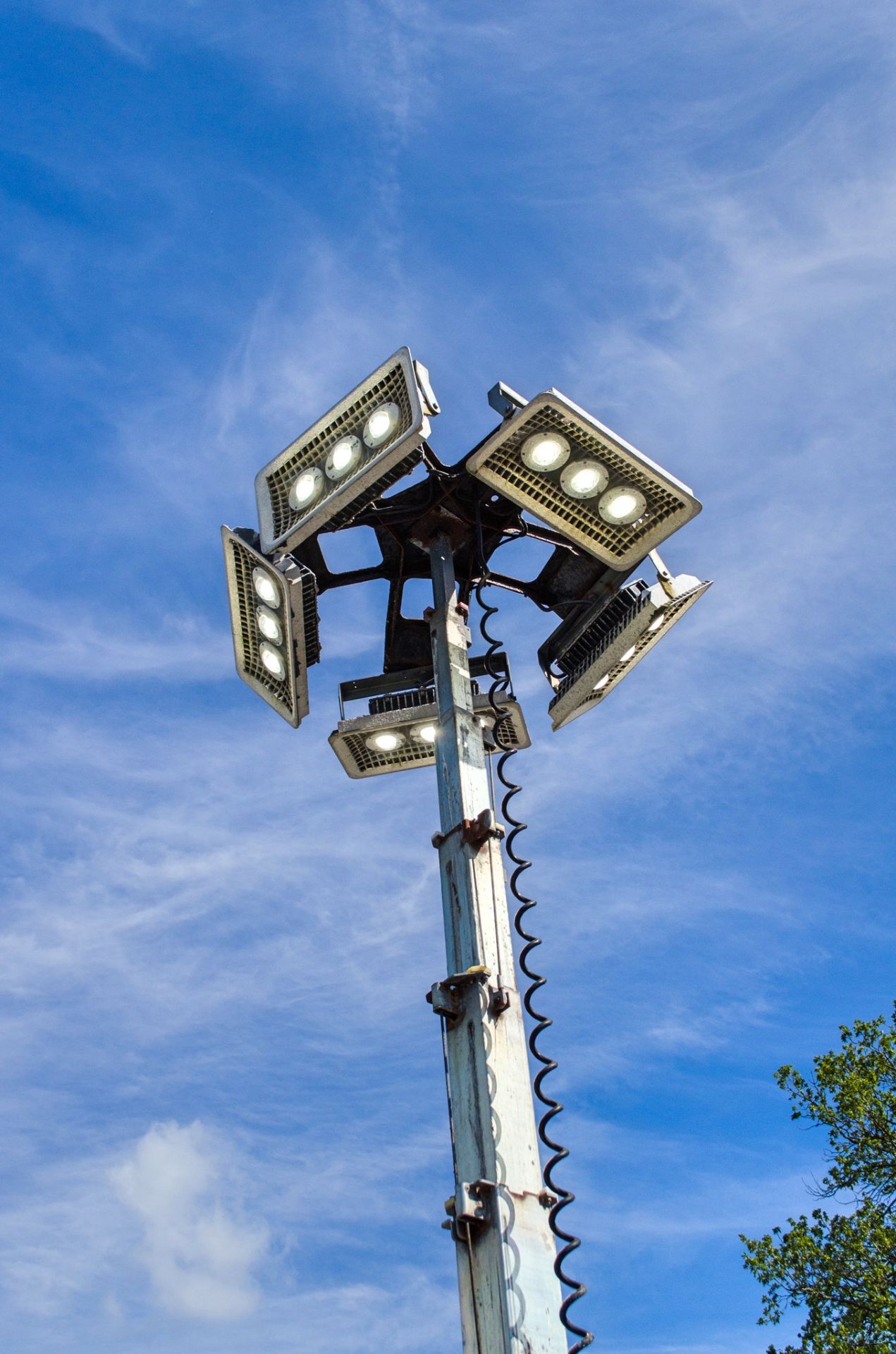 SMC TL90 diesel driven 5 head LED mobile lighting tower Year: 2015 S/N: T901511879 Recorded Hours: - Image 5 of 7