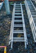 Zarges 3 stage aluminium ladder 3345-0219