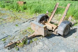 Single axle pedestrian roller trailer A681636