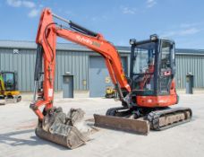 Kubota U35-3 Alpha 3 3.5 tonne rubber tracked excavator Year: 2014 S/N: 86278 Recorded Hours: 4510