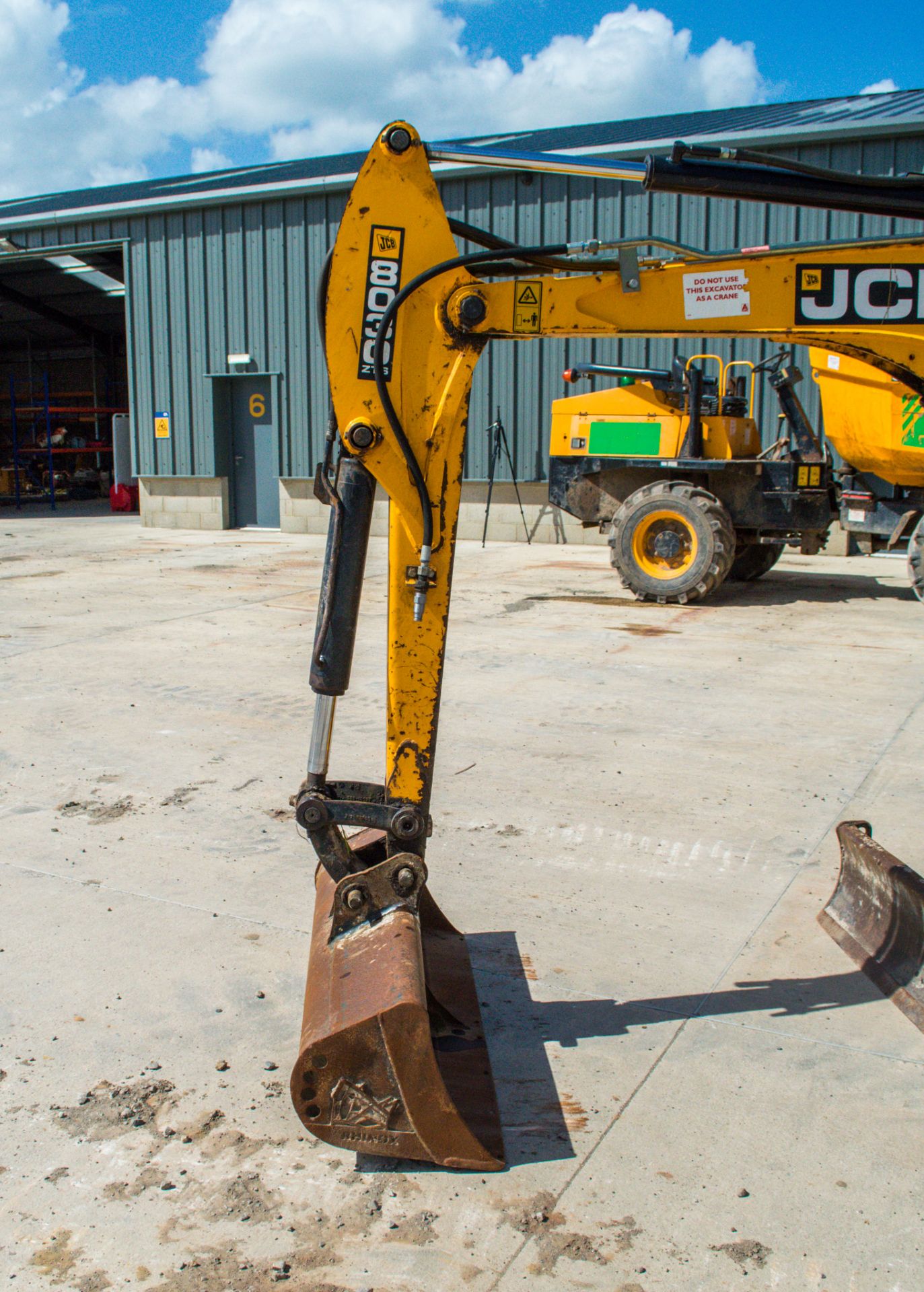 JCB 8030 ZTS 3 tonne rubber tracked excavator Year: 2014 S/N: 21986 Recorded Hours: 3203 piped, - Image 12 of 20