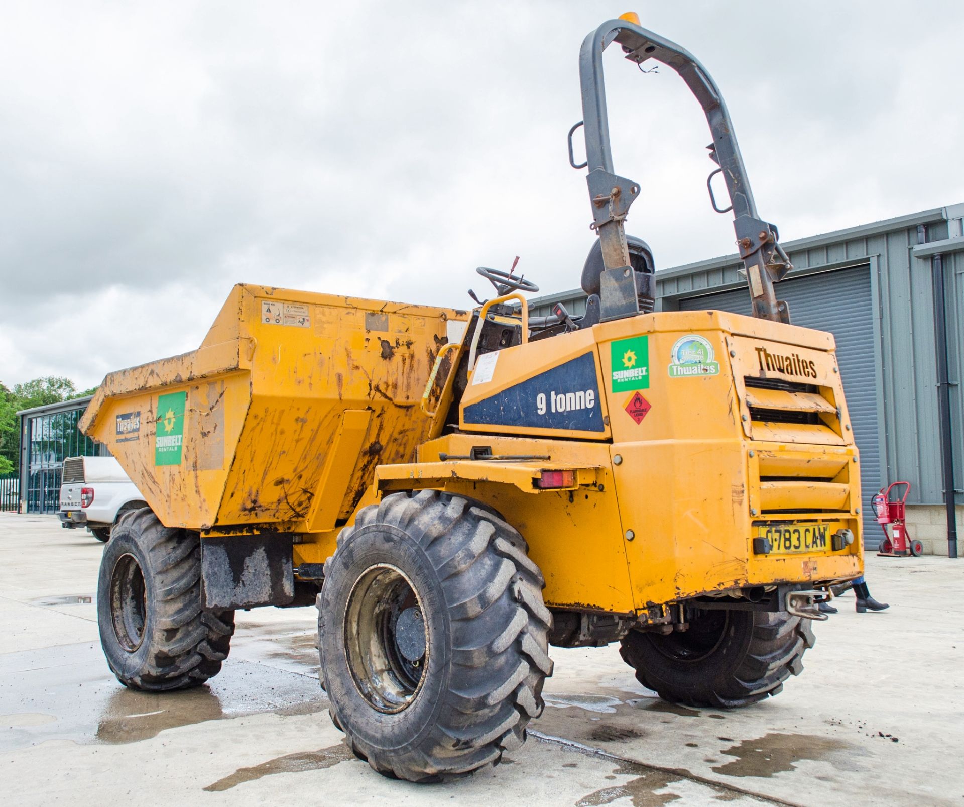 Thwaites 9 tonne straight skip dumper Year: 2013 S/N: 1301C6026 Recorded Hours: 2512 A612325 ** - Image 4 of 20