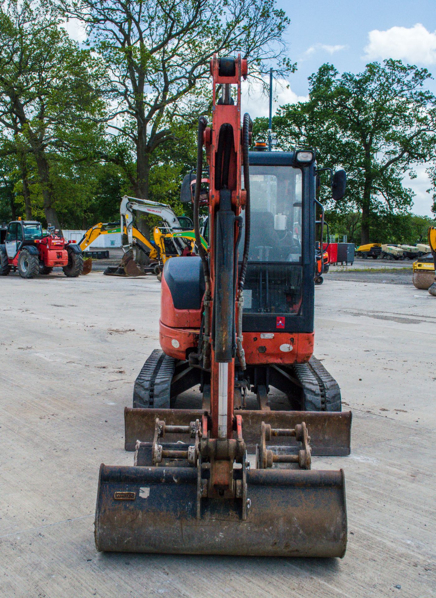 Kubota U35-3a3 3.6 tonne rubber tracked excavator Year: 2012 S/N: WKFRGR0600Z085403 Recorded - Image 5 of 21