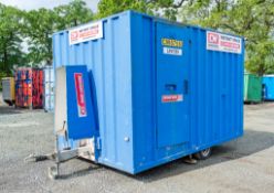 Boss Cabins 12 ft x 8 ft steel anti vandal mobile welfare site unit Comprising of: Canteen area,