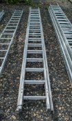 2 stage aluminium ladder 1110-1666