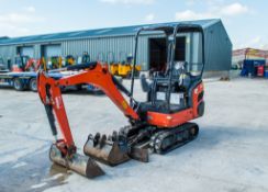 Kubota KX015-4 1.5 tonne rubber tracked mini excavator Year: 2018 S/N: 63480 Recorded Hour: 937