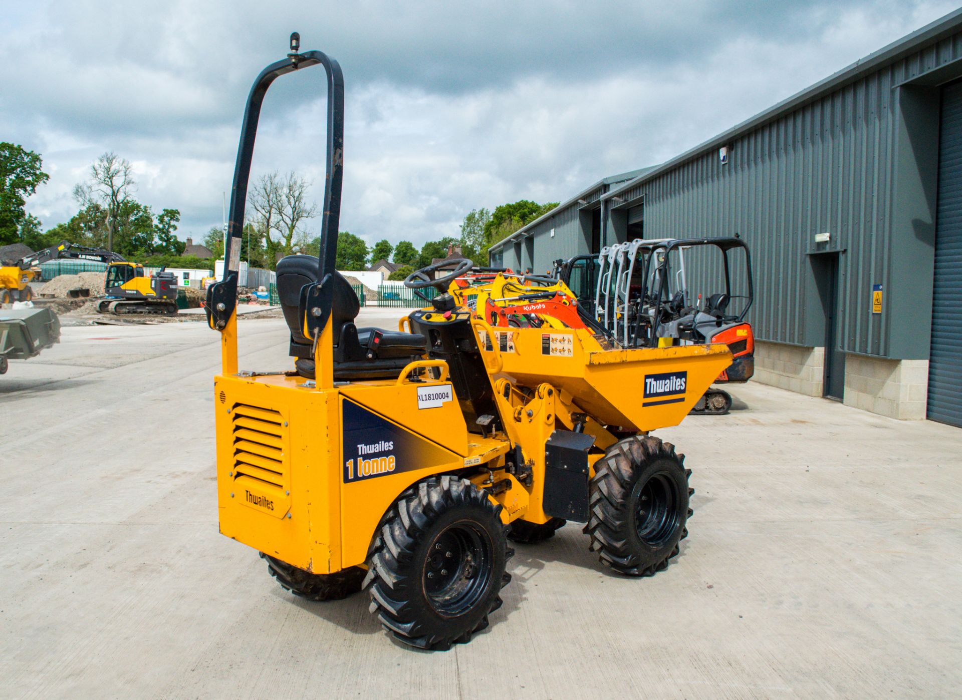 Thwaites 1 tonne hi-tip dumper  Year: 2018 S/N: E4757 Recorded Hours: 429 XL1810004 - Image 3 of 21