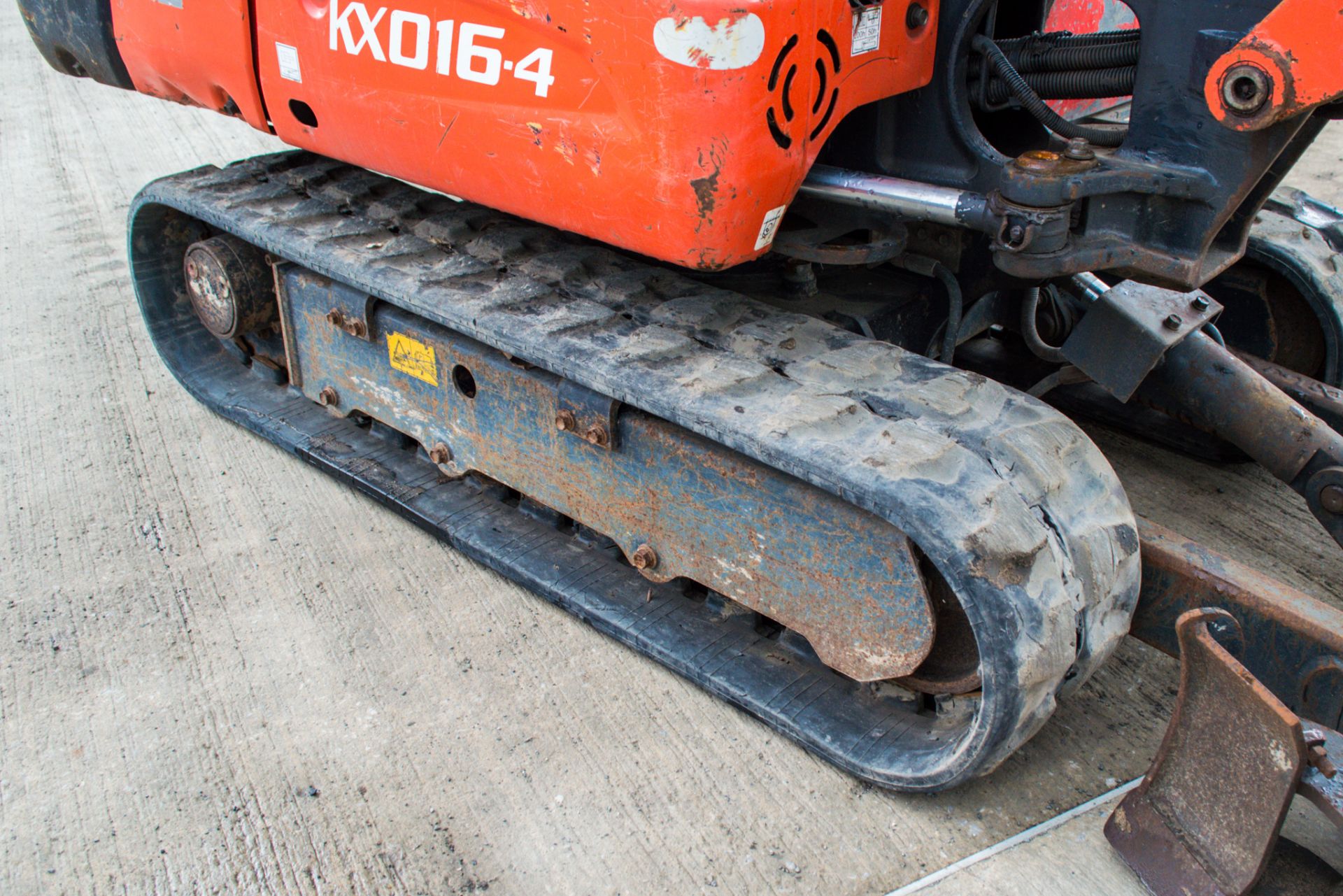 Kubota KX016-4 1.6 tonne rubber tracked mini excavators Year: 2015 S/N: 60130 Recorded Hours: 1477 - Image 10 of 19