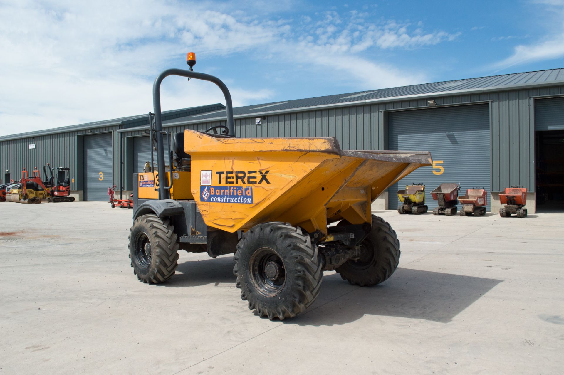 Terex TA3 3 tonne straight skip dumper  Year: 2014 S/N: PC5872 Recorded Hours: 2314 c/w Hydro-static - Image 2 of 20