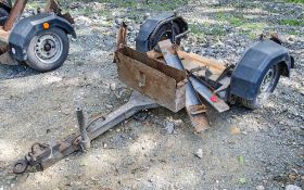 Single axle pedestrian roller trailer A578523