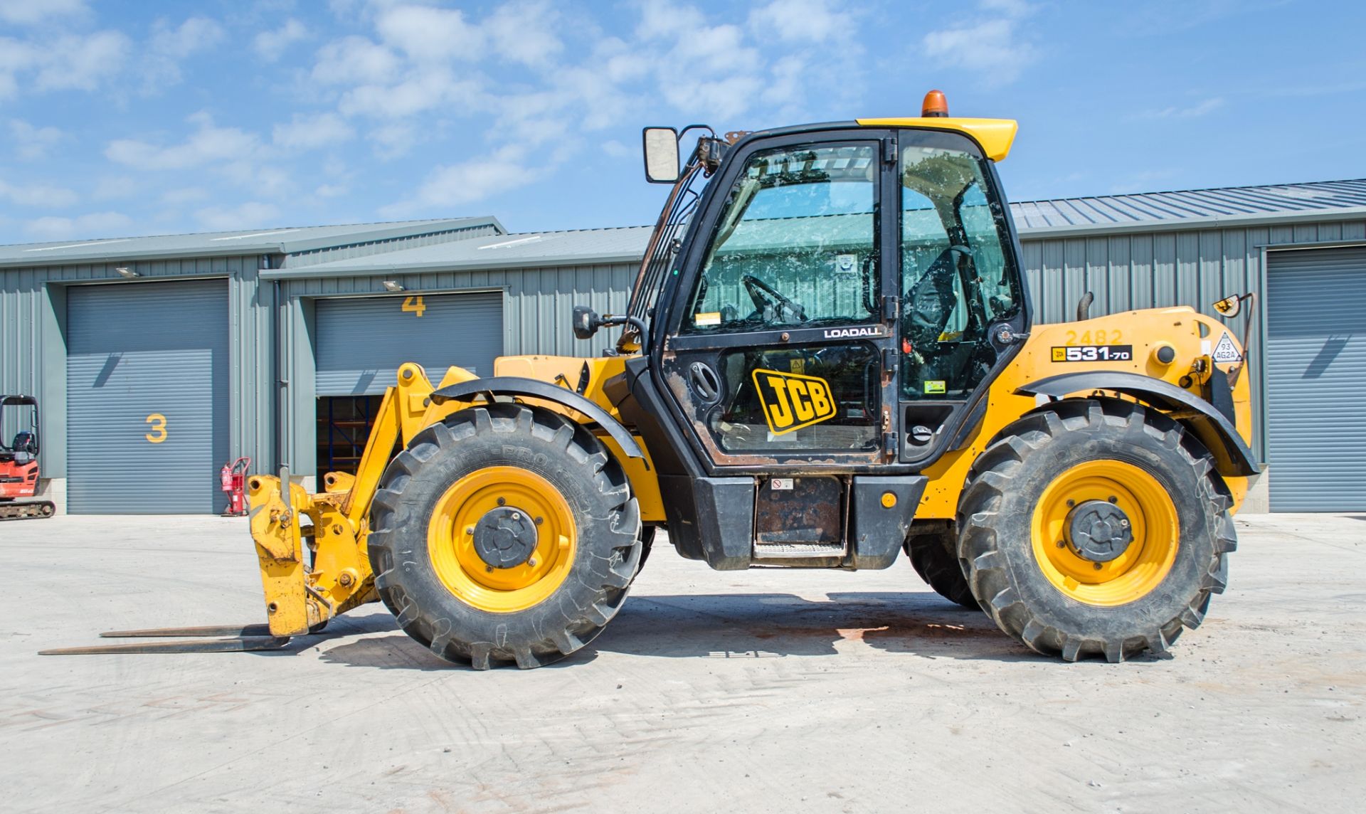 JCB 531-70 7 metre telescopic handler Year: 2012 S/N: 2144865 Recorded Hours: 3257 c/w air - Image 7 of 21