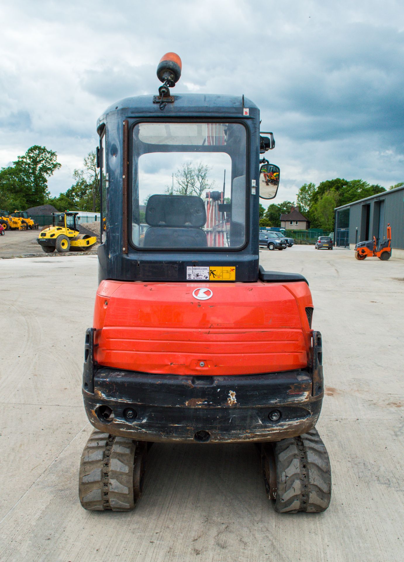 Kubota KX61-3 2.6 tonne rubber tracked excavator Year: 2014 S/N: 80681 Recorded Hours: 3772 piped, - Image 6 of 24