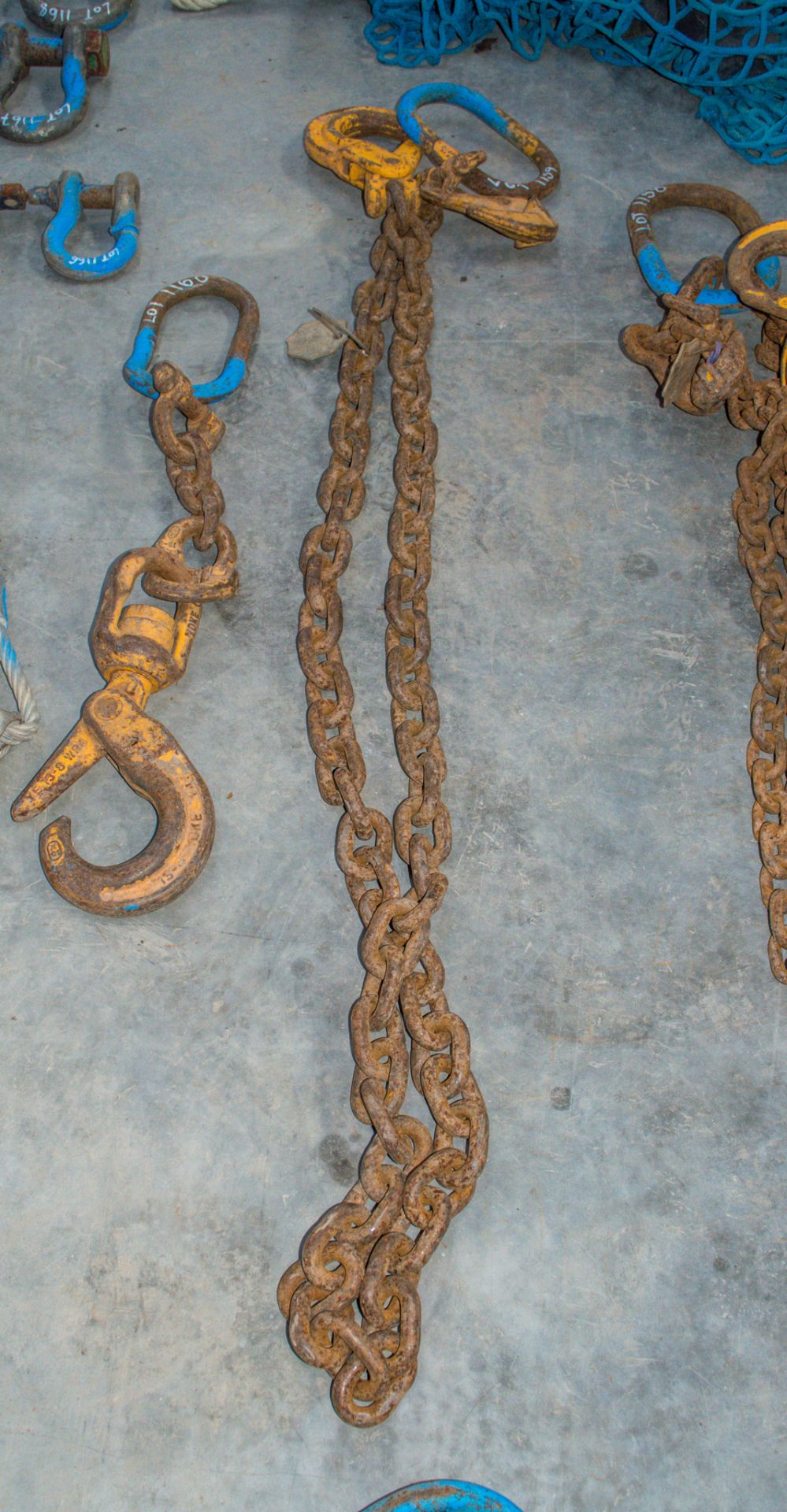 Single leg 13mm Grade 8 lifting chain