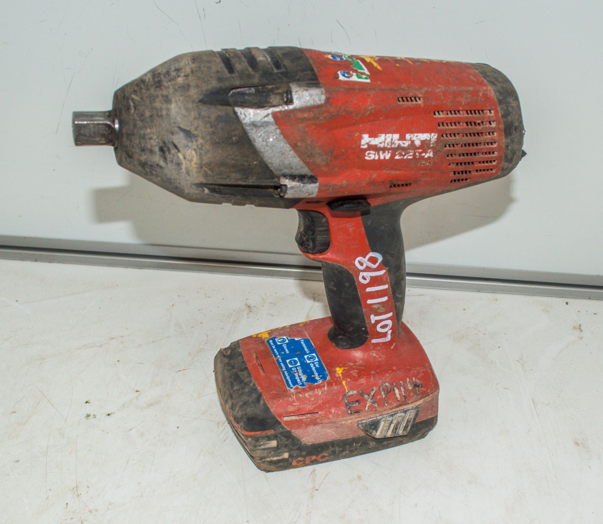 Hilti S1W22T-A 22v cordless 1/2 inch drive impact gun c/w battery ** No charger ** EXP114