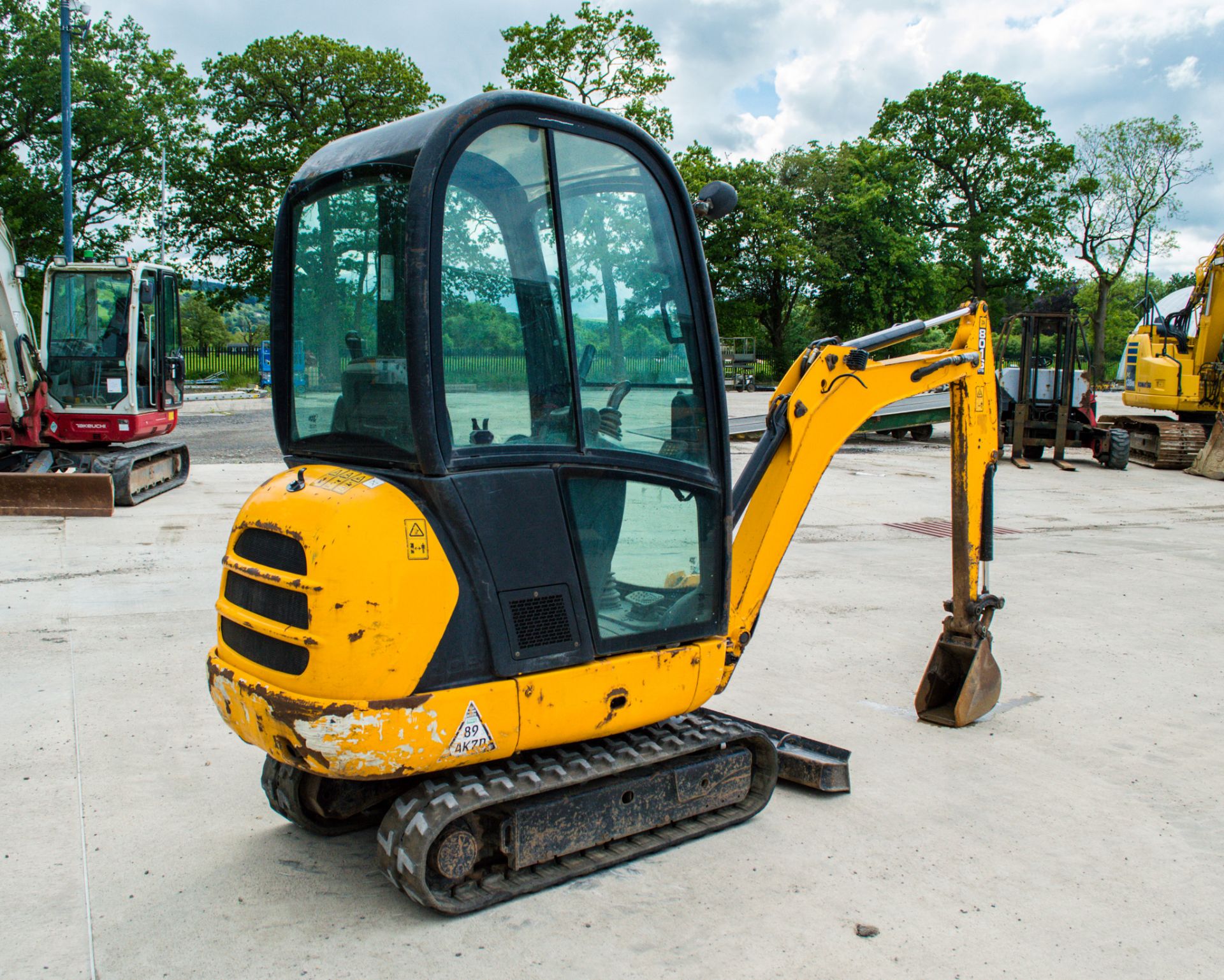 JCB 8016 CTS 1.6 tonne rubber tracked mini excavator Year: 2014 S/N: 2071647 Recorded Hours: 2714 - Image 4 of 20