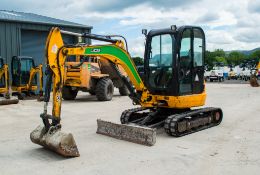 JCB 8030 3 tonne rubber tracked excavator Year: 2013 S/N: 2021895 Recorded Hours: 798 piped, blade &