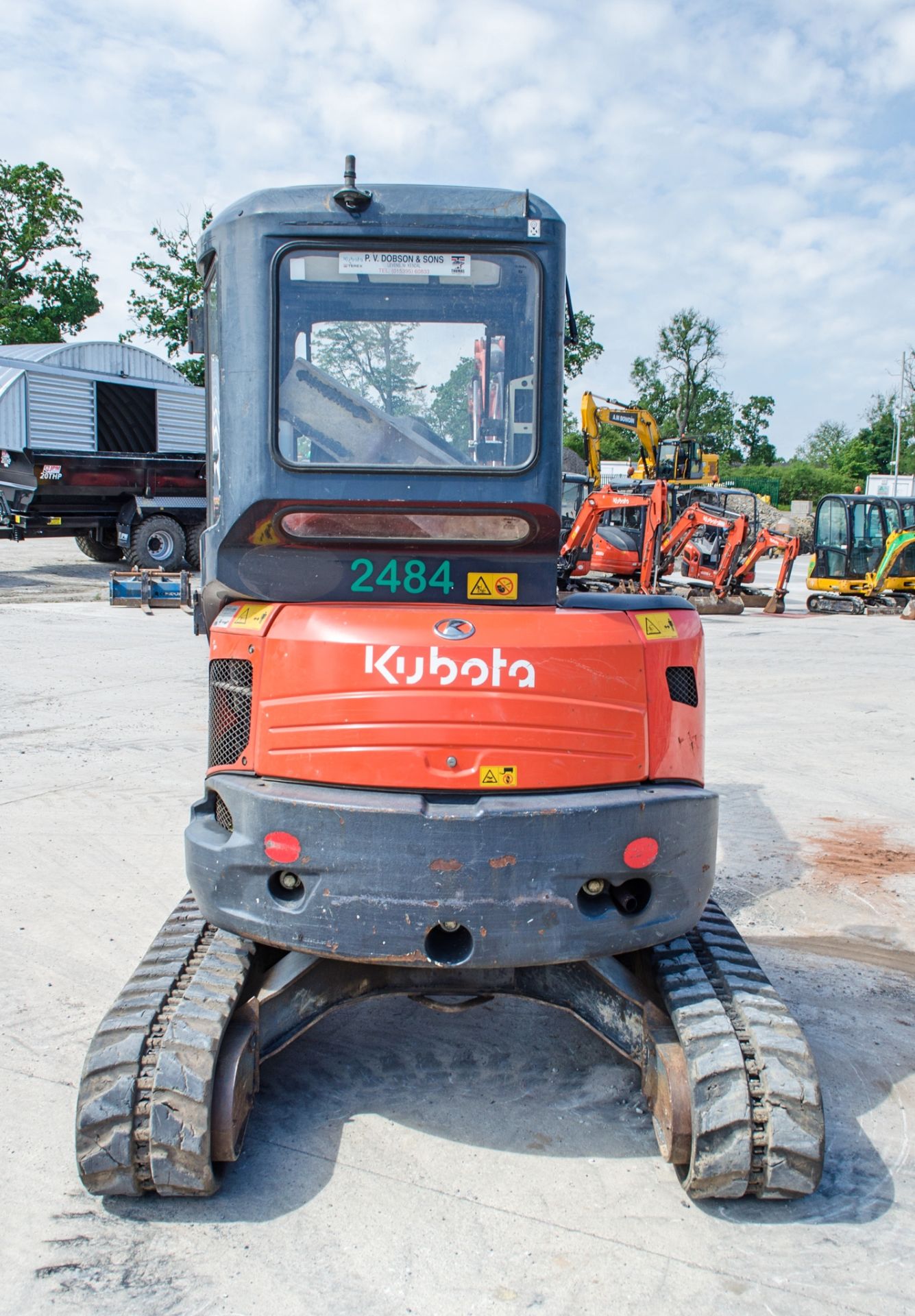 Kubota U35-3 Alpha 3 3.5 tonne rubber tracked excavator Year: 2014 S/N: 86278 Recorded Hours: 4510 - Image 6 of 21