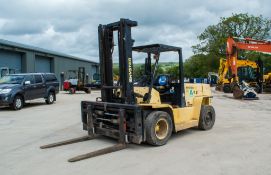 Hyster 7.0 7 tonne diesel driven fork lift truck Year: 2005 S/N:  Recorded Hours: 4370 Side