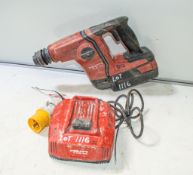 Hilti TE6-A36 36v SDS rotary hammer drill c/w battery and charger 017