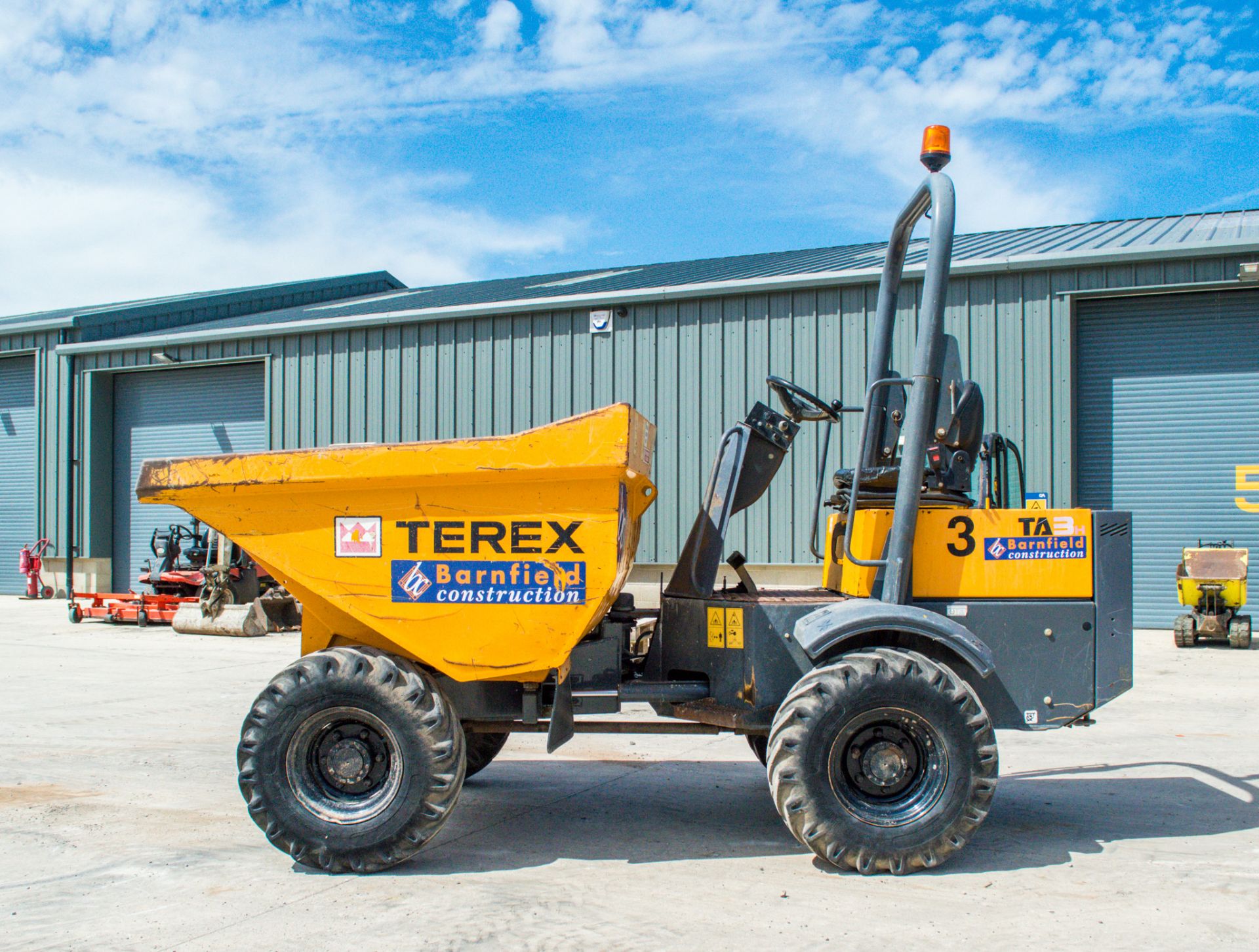 Terex TA3 3 tonne straight skip dumper  Year: 2014 S/N: PC5872 Recorded Hours: 2314 c/w Hydro-static - Image 7 of 20