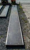 Aluminium staging board approximately 20ft long STA1056