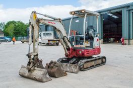 Takeuchi TB23R 2.5 tonne rubber tracked excavator Year: 2018 S/N: 123003743 Recorded Hours: 1903