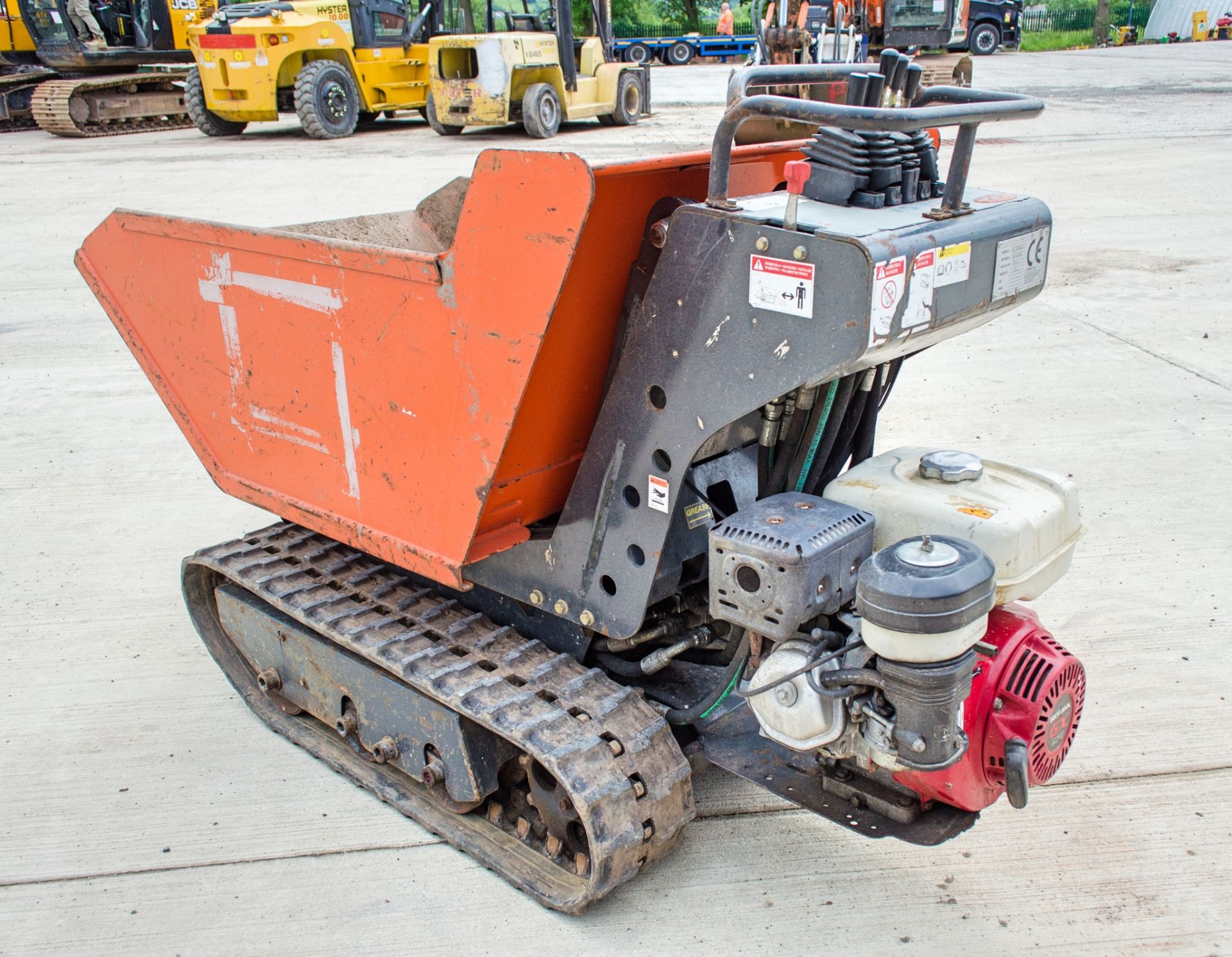 Cormidi C6.50 500 kg rubber tracked walk behind hi-tip dumper Year: 2006 S/N: 644439 - Image 4 of 14