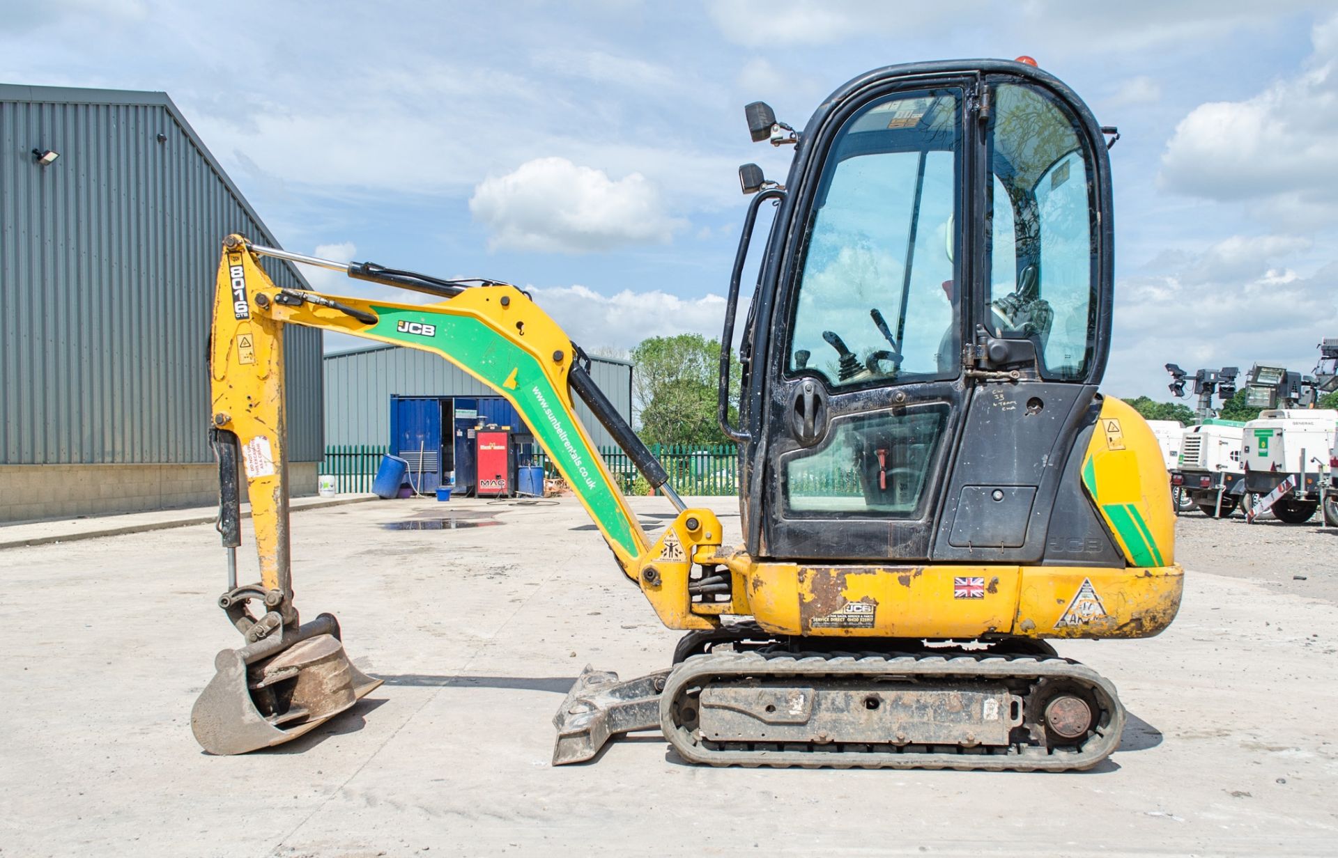 JCB 8016 CTS 1.5 tonne rubber tracked excavator Year: 2014 S/N: 2071667 Recorded Hours: 2840 - Bild 7 aus 21