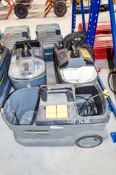 3 - Karcher 240v carpet cleaners ** All with parts missing **