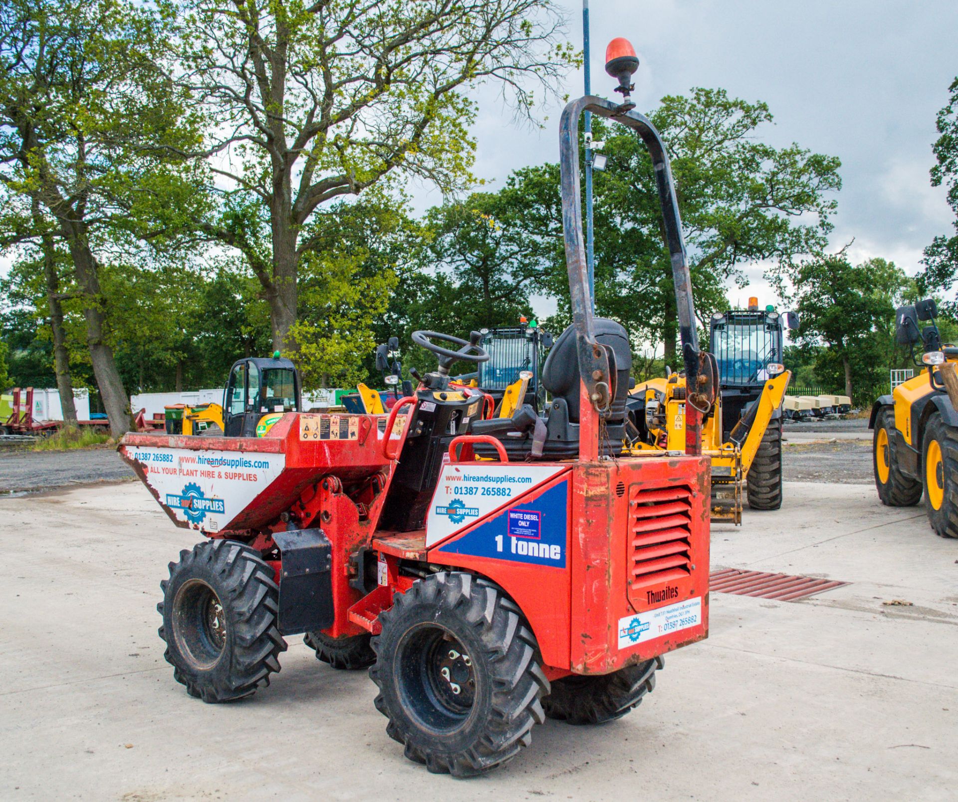 Thwaites 1 tonne hi-tip dumper Year: 2008 S/N: 9B7645 Recorded Hours: 2414 18023 - Image 4 of 21