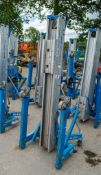 Genie SLA-10 manual hoist c/w forks 1401-0015