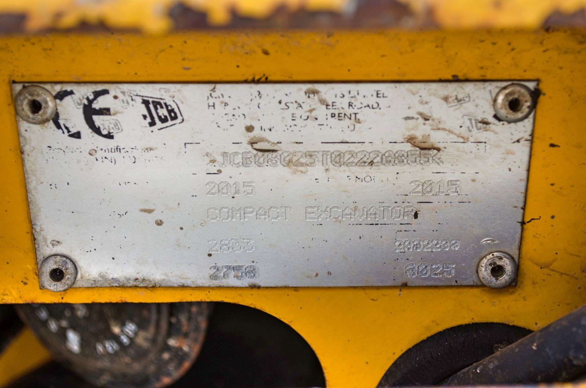 JCB 8025 2.5 tonne rubber tracked mini excavator Year: 2015 S/N: 2206855 Recorded Hours: 2757 blade, - Bild 22 aus 22