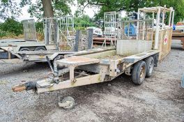 Ifor Williams 8 ft x 4 ft tandem axle plant trailer S/N: 492672 22130155
