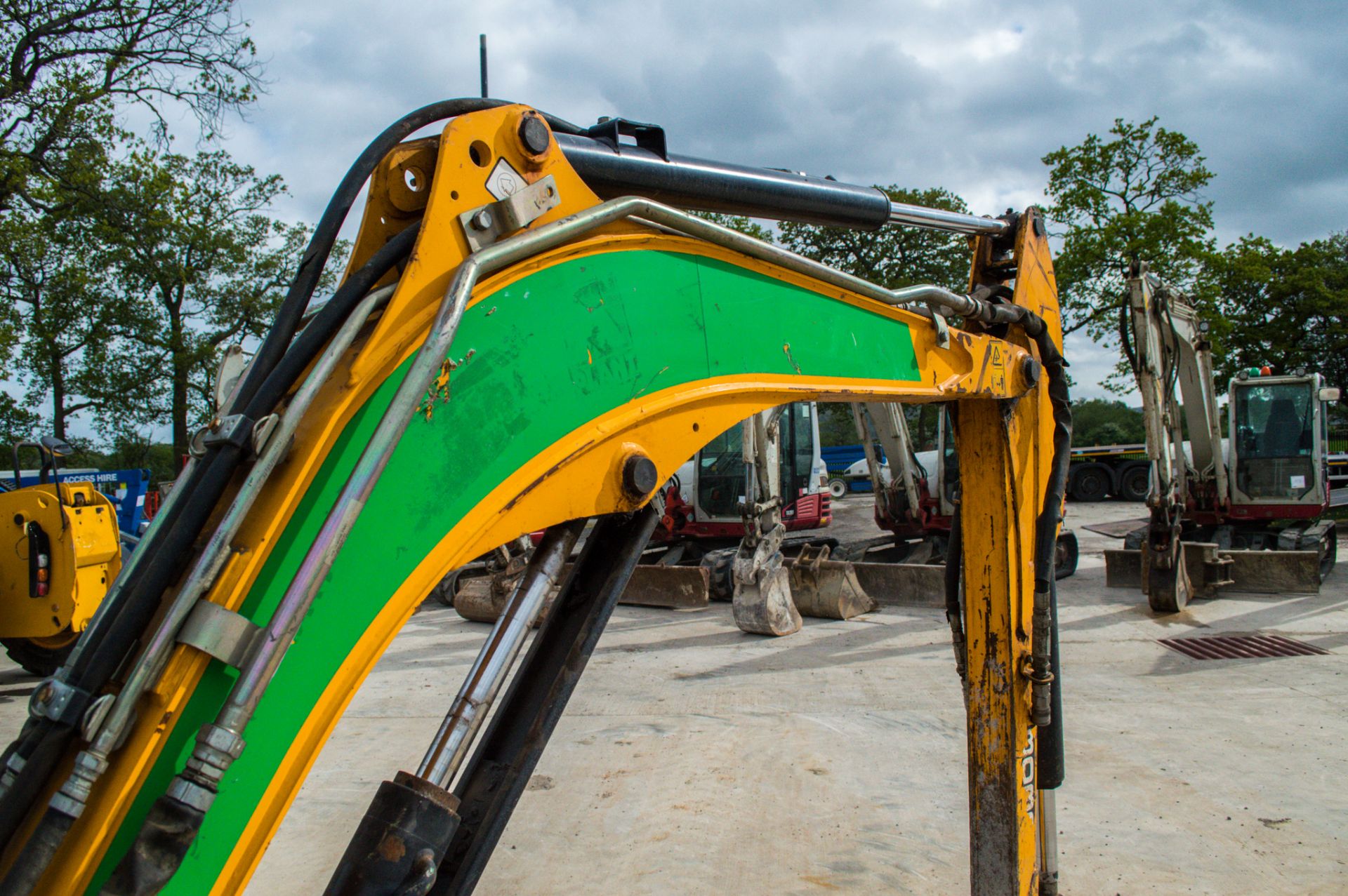 JCB 8030 ZTS 3 tonne rubber tracked excavator Year: 2013 S/N: 2021916 Recorded Hours: 3538 piped, - Bild 10 aus 20