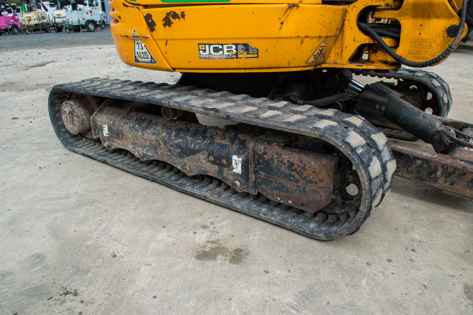 JCB 8030 ZTS 3 tonne rubber tracked excavator Year: 2013 S/N: 2021916 Recorded Hours: 3538 piped, - Bild 9 aus 20