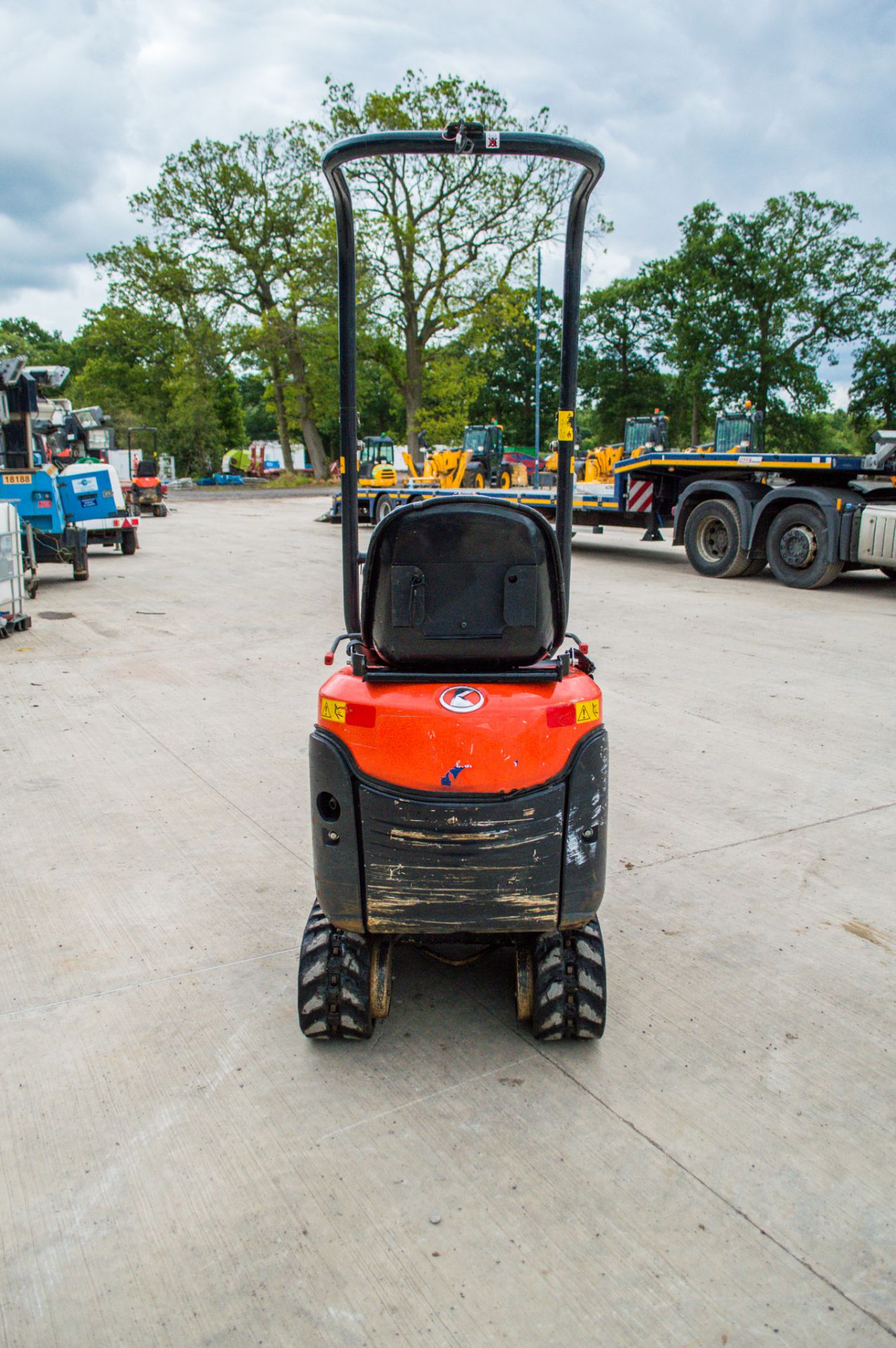 Kubota K008-3 0.8 tonne rubber tracked micro excavator Year: 2018 S/N: 31135 Recorded Hours: 629 - Bild 6 aus 18